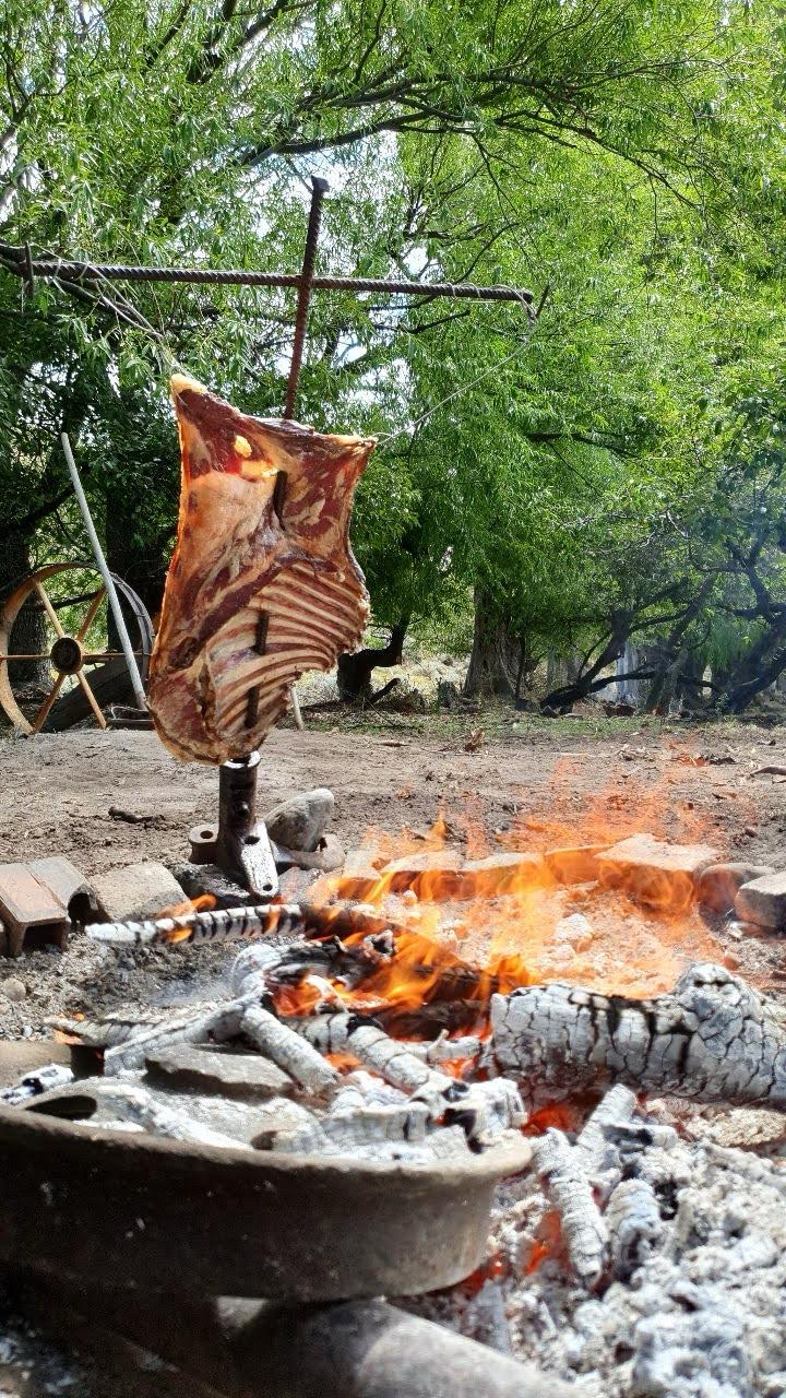 Almuerzo cordero a la estaca